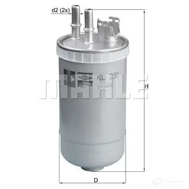 Топливный фильтр MAHLE ORIGINAL 70353 305 IY9146 2355883 kl529