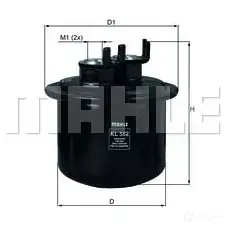 Топливный фильтр MAHLE ORIGINAL KL 562 2355894 6FONVW 70 352784