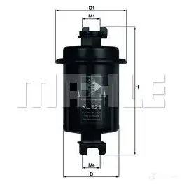 Топливный фильтр MAHLE ORIGINAL KL 123 BEYRBW 796 31342 2355708 изображение 0