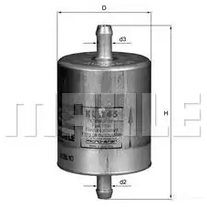 Топливный фильтр MAHLE ORIGINAL 2355831 705157 94 kl4404 C2X0YWE