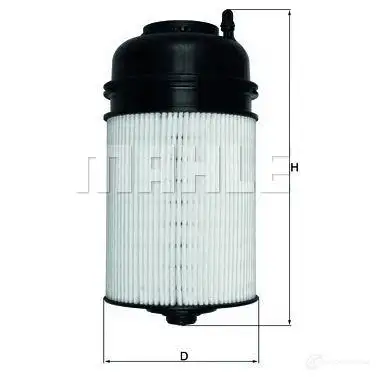 Топливный фильтр MAHLE ORIGINAL KX 224/17D ECO 72350240 2356024 kx22417d