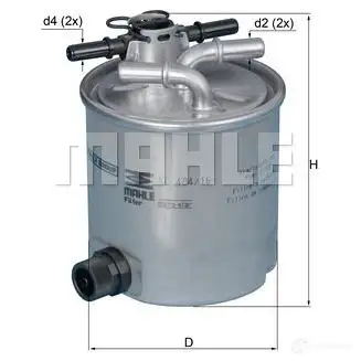 Топливный фильтр MAHLE ORIGINAL OCQKL KL 404/16 703 49786 2355807