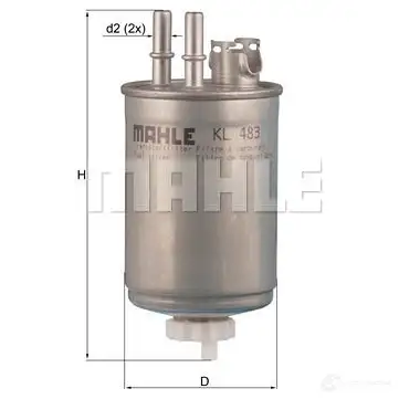Топливный фильтр MAHLE ORIGINAL 70 326055 KL 483 2355850 L41ZAF