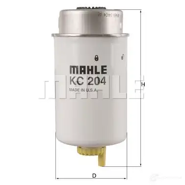 Топливный фильтр MAHLE ORIGINAL 2355597 KC 204 7034 1758 VGPM5 изображение 0