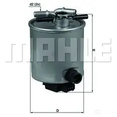 Топливный фильтр MAHLE ORIGINAL 705 40719 41VPX 2355824 KL 440/14