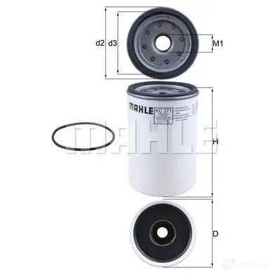 Топливный фильтр MAHLE ORIGINAL 2355631 KC 371D OZ5IH 7 0385350