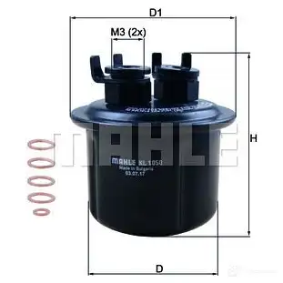 Топливный фильтр MAHLE ORIGINAL 7 2432073 2KPK4UV KL 1050D 1194156328