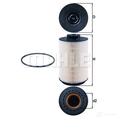 Топливный фильтр MAHLE ORIGINAL WUF4HXY 724169 67 KX 512D 2356087