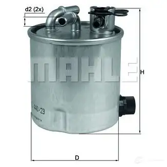 Топливный фильтр MAHLE ORIGINAL 2355828 KL 440/23 7 0586204 67H80UD изображение 0