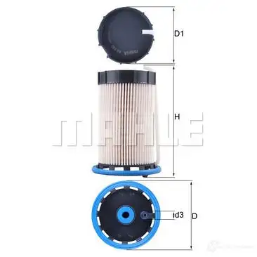Топливный фильтр MAHLE ORIGINAL KX 592 G2SP XCH 1437605882
