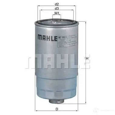 Топливный фильтр MAHLE ORIGINAL 70 387339 7OZ75 kc1951 2355591 изображение 0