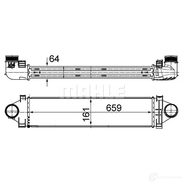Интеркулер MAHLE ORIGINAL 1437990435 CI501000S DL GOEY