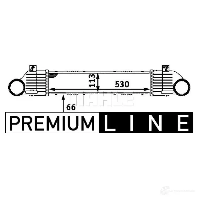 Интеркулер MAHLE ORIGINAL R SFSV CI 48 000P 1437991010 изображение 1