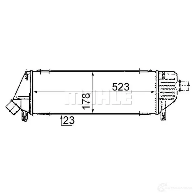 Интеркулер MAHLE ORIGINAL 1437910627 IT 64Y CI 305 000P - Изображение 1