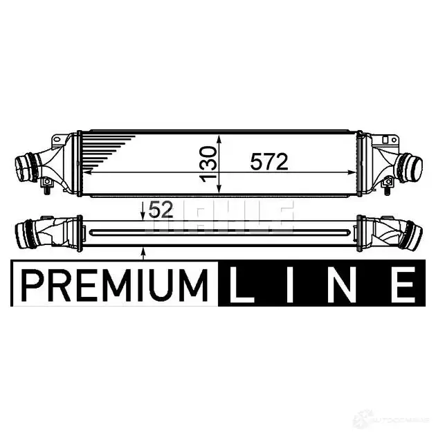Интеркулер MAHLE ORIGINAL I QK0F3 1437910928 ci460000p изображение 1