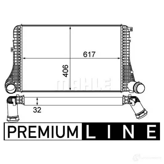 Интеркулер MAHLE ORIGINAL 1437910675 O K61O CI 387 000P изображение 1