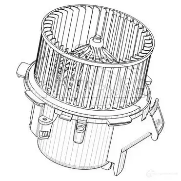 Моторчик вентилятора печки MAHLE ORIGINAL T7H0 58 1437628334 AB 42 000P - Изображение 1