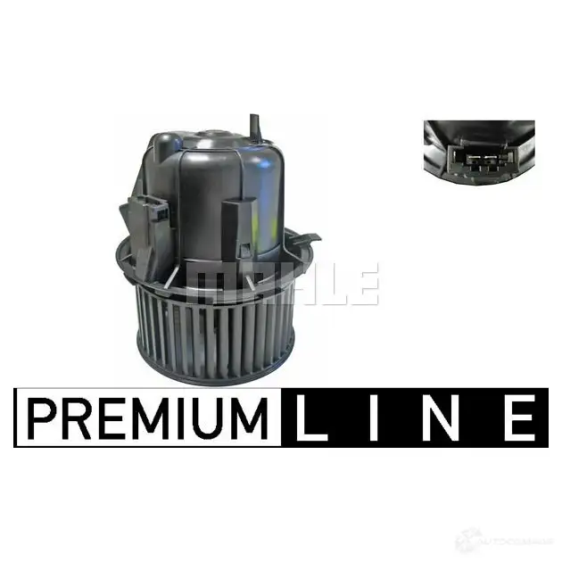 Моторчик вентилятора печки MAHLE ORIGINAL QZ3V M AB 123 000P 1437628034 изображение 5
