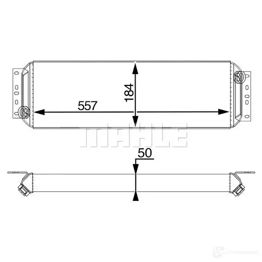 Масляный радиатор АКПП MAHLE ORIGINAL 1437987872 CLC 170 000S R P1B12