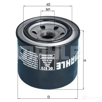 Масляный фильтр MAHLE ORIGINAL 2359673 OC 573 V0Y913I 7 0355316