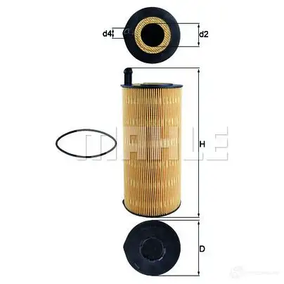 Масляный фильтр MAHLE ORIGINAL OX 423/9D 2359918 OX 423/9D ECO 72348839