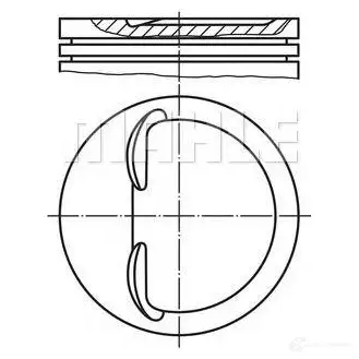 Поршень MAHLE ORIGINAL 1423553845 4481803 K2N8YE 3 4009026570142