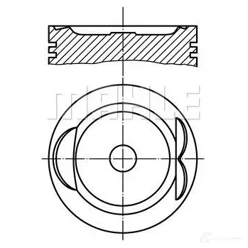 Поршень MAHLE ORIGINAL 627 33 00 2355152 OSABZ 56 07788 1