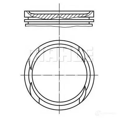 Поршень MAHLE ORIGINAL 4009026588666 5G KFP 1423552184 0097201 изображение 0