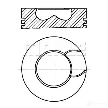 Поршень MAHLE ORIGINAL 56 13048 0 2353608 YPHLEBM 213 70 00