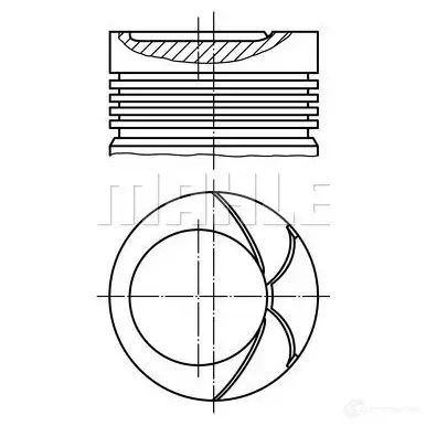 Поршень MAHLE ORIGINAL OPK2Q 7 4009026547090 034 92 00 2347844