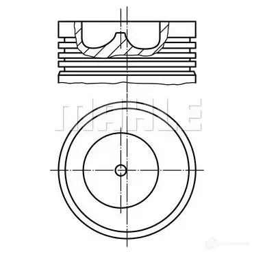 Поршень MAHLE ORIGINAL 2343940 007 85 00 59 44148 0 YBDL1