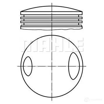 Поршень MAHLE ORIGINAL X70ESSC 56 09198 0 2354805 503 18 00
