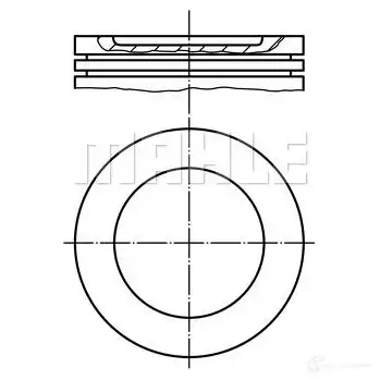 Поршень MAHLE ORIGINAL ETPYD 2348000 037 86 00 56 10918 0