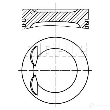 Поршень MAHLE ORIGINAL 4009026950180 2346634 028 PI 00119 002 M NZY1 изображение 0