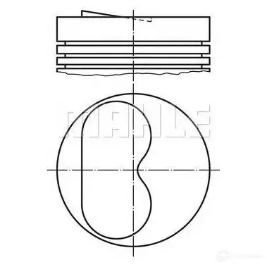 Поршень MAHLE ORIGINAL Z3 HDZR1 4009026513323 0072802 2343885