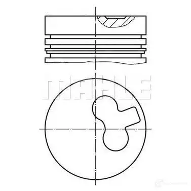 Поршень MAHLE ORIGINAL 1423552283 YB 0EH6 4009026533604 0122803