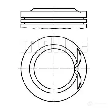 Поршень MAHLE ORIGINAL 040 25 00 56 14778 0 YSVQ3 2349234 изображение 0