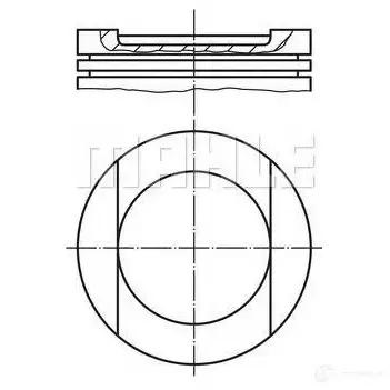 Поршень MAHLE ORIGINAL 2347851 JF ISN 4009026547038 034 96 01