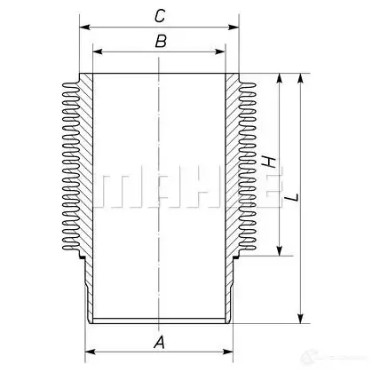 Комплект поршневых колец MAHLE ORIGINAL 4009026977781 2346667 2RLHJ Z8 028 RS 10101 0V0 изображение 2