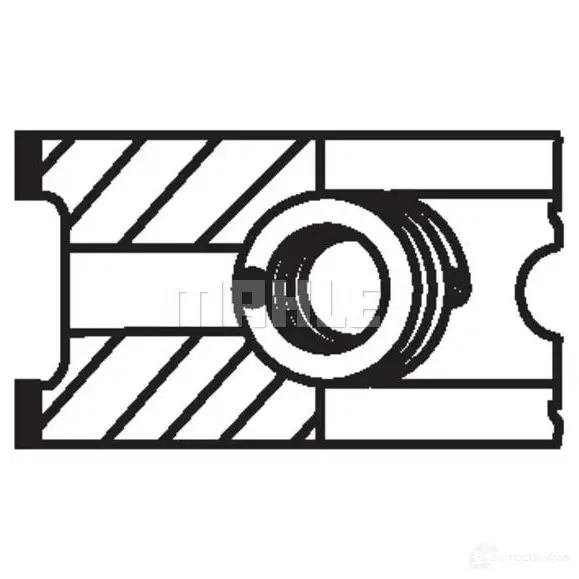Комплект поршневых колец MAHLE ORIGINAL 2347900 037 35 N0 47 90155 0 40 4325 1 0 - Изображение 1