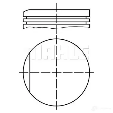 Комплект поршневых колец MAHLE ORIGINAL 031 86 N2 HOG2ZF9 2347574 40 43630 0U изображение 2