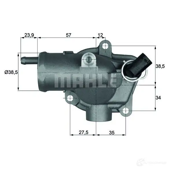 Поршневые кольца, комплект MAHLE ORIGINAL 033rs001030n0 U8 BW7 4009026926734 2347748 изображение 1