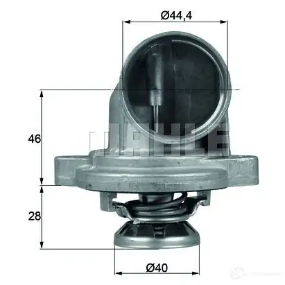 Поршневые кольца, комплект MAHLE ORIGINAL 033rs001030n0 U8 BW7 4009026926734 2347748 изображение 3