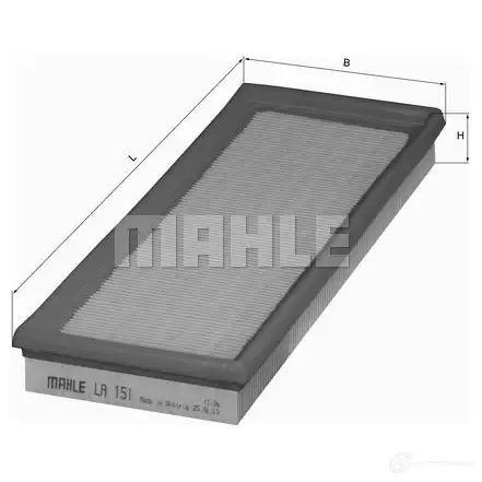 Салонный фильтр MAHLE ORIGINAL 764 16713 9KDQK1 LA 151 2356151