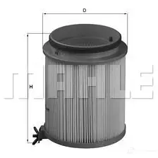 Салонный фильтр MAHLE ORIGINAL 2356334 LA 48 7641 7778 Q5FTL