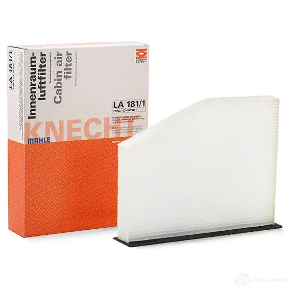 Салонный фильтр MAHLE ORIGINAL LA 181/1 72358433 LAK 181/1 2356176 - Изображение 1