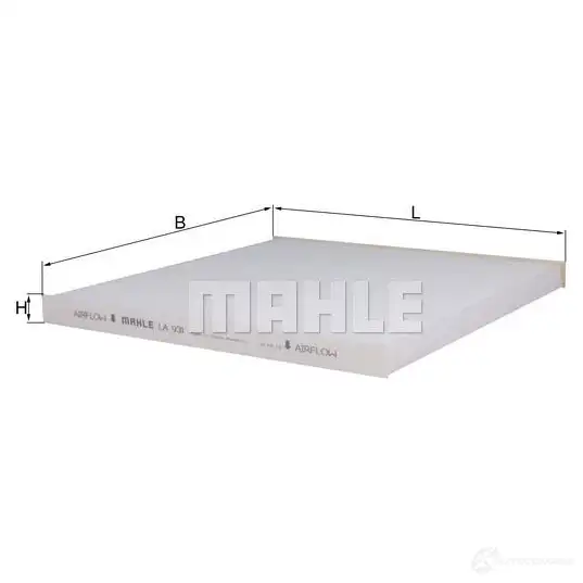 Салонный фильтр MAHLE ORIGINAL LV83CR 72347 838 LA 931 2356436