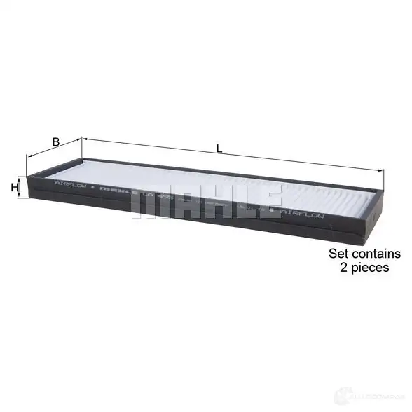 Салонный фильтр MAHLE ORIGINAL 2356344 LA 495/S 72389 289 DMNZ55B
