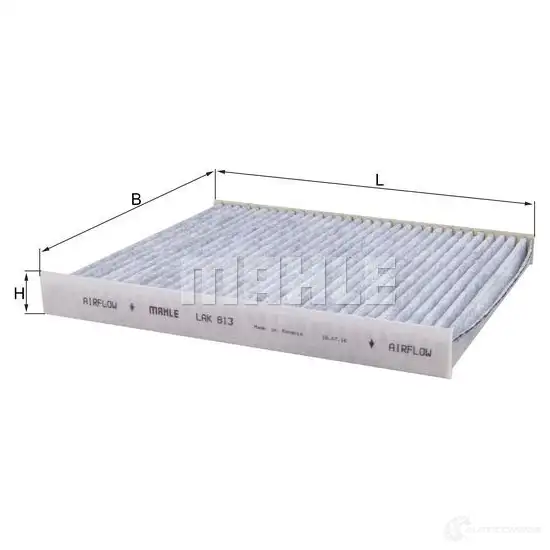 Салонный фильтр MAHLE ORIGINAL 2356615 LA 813 LAK 813 72416011 изображение 0