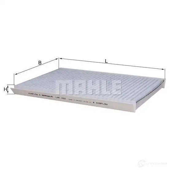 Салонный фильтр MAHLE ORIGINAL 2356558 LAK 422 LA 422 72352126